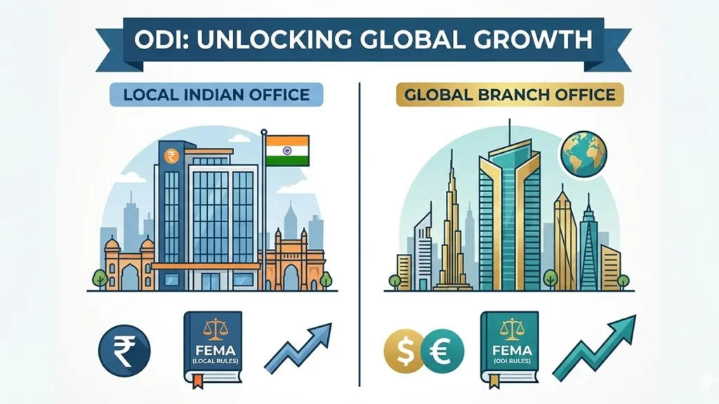 overseas direct investment, Difference Between ODI and OPI