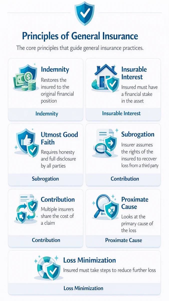 7 PRINCIPLES OF GENERAL INSURANCE
