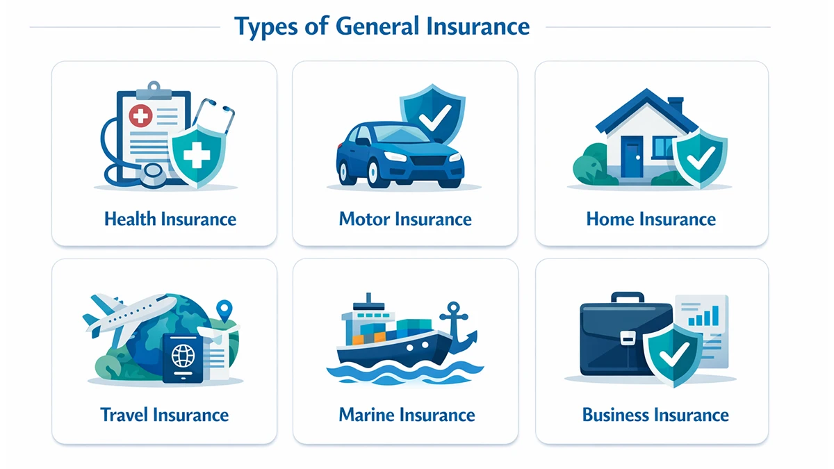 TYPES OF GENERAL INSURANCE