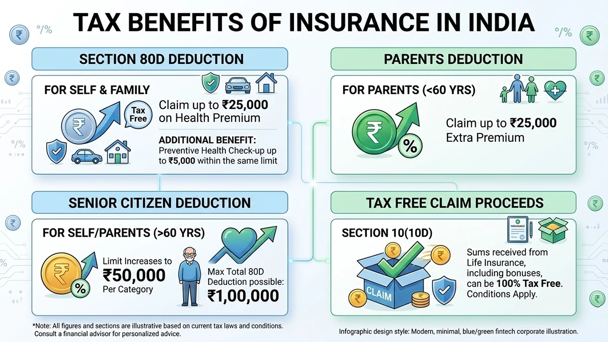 Tax Benefits of General Insurance in India